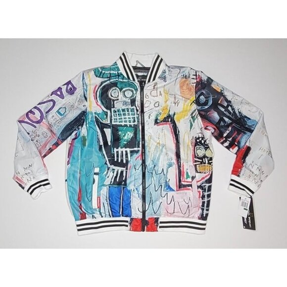 Members Only Jean Michel Basquiat Full Zip Jacket - Picture 2 of 7